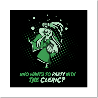 Who Wants to Party with the Cleric? Posters and Art